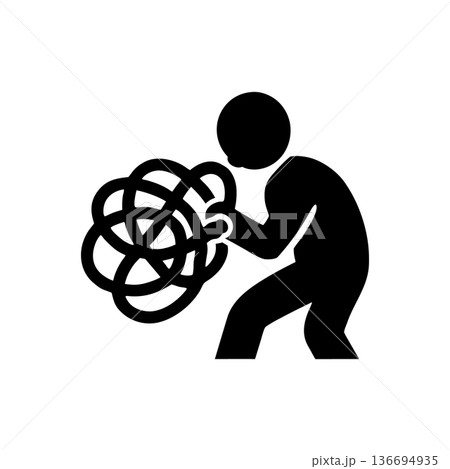 Untangling Complex Life Problems Icon 136694935