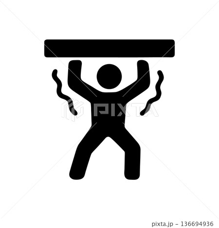 Bearing The Heavy Load Icon 136694936