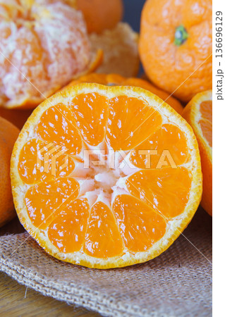 日本のミカン 136696129