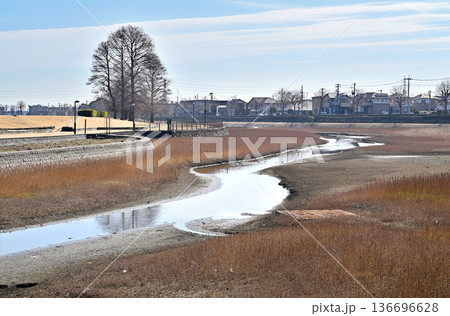 越谷散歩:瓦曽根溜井 元荒川 越谷市瓦曽根 越谷散歩:瓦曽根溜井 元荒川 越谷市瓦曽根 136696628