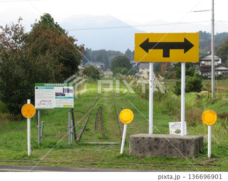 鉄路のある風景 旧国鉄倉吉線廃線跡 鳥取県 鉄路のある風景 旧国鉄倉吉線廃線跡 鳥取県 136696901