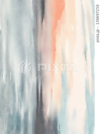 Abstract watercolor misty pastel background vector 136697258