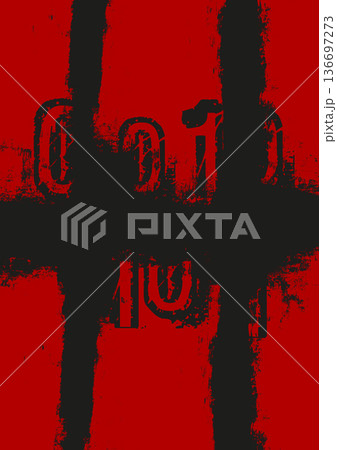 Black and Red Grunge Typography Background Black and Red Grunge Typography Background 136697273