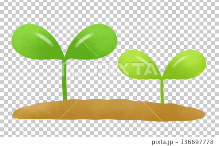 Simple sprout illustration Simple sprout illustration 136697778