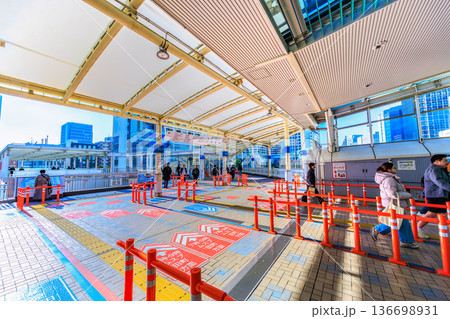 東京　港区　JR田町駅　芝浦口 136698931