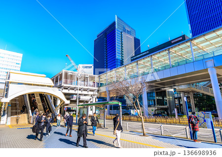 東京　港区　JR田町駅　芝浦口 136698936