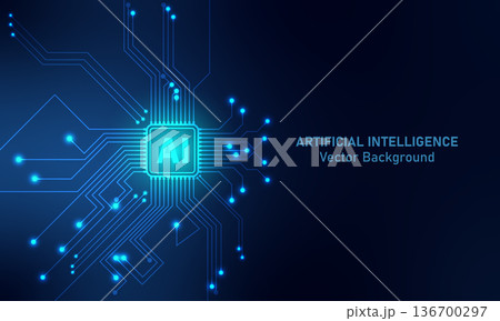 Artificial Intelligence technology background Artificial Intelligence technology background 136700297