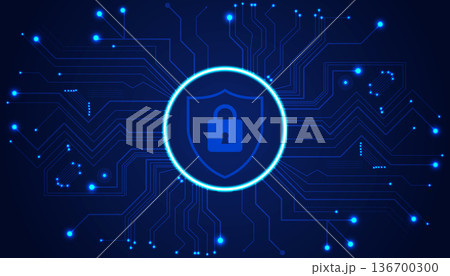 Cyber security technology background Cyber security technology background 136700300