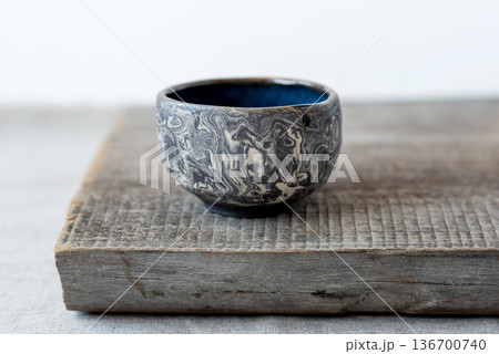 Handmade ceramics in the style of wabi sabi. Handmade ceramics in the style of wabi sabi. 136700740