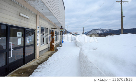 秋田内陸線 大雪で不通だった区間が開通された比立内駅 2026年2月17日 秋田県 秋田内陸線 大雪で不通だった区間が開通された比立内駅 2026年2月17日 秋田県 136702619