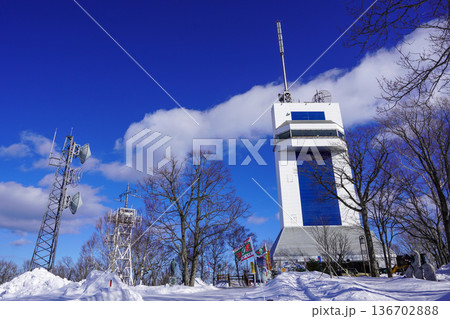 オホーツクスカイタワーの冬（2026年） 136702888