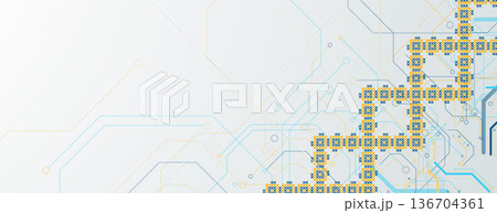Ukrainian moderm technology background for science and business theme Ukrainian moderm technology background for science and business theme 136704361