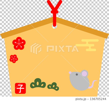 帶有老鼠圖案的EMA圖標 136705244