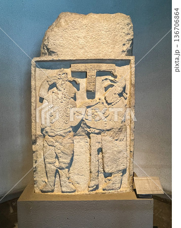 メキシコ国立人類学博物館の展示物 メキシコ国立人類学博物館の展示物 136706864