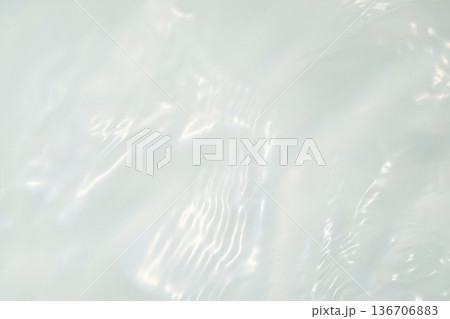 水・水面・波紋・キラキラ・テクスチャ・背景 136706883
