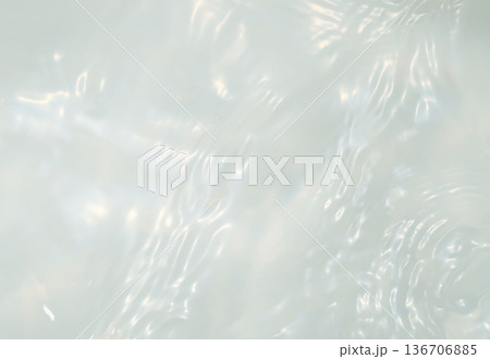 水・水面・波紋・キラキラ・テクスチャ・背景 136706885