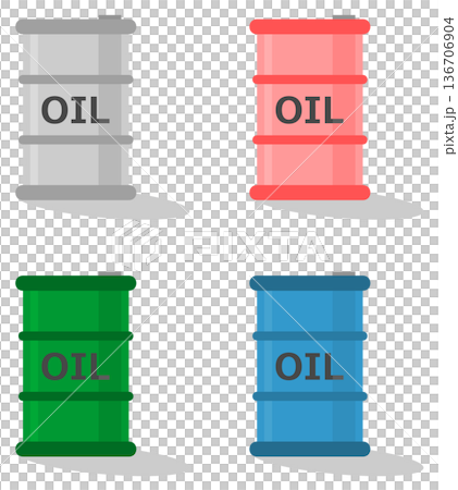 用於儲存和堆放工業燃料或油的油桶示意圖 136706904