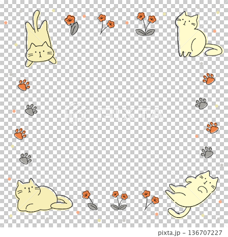 Scandinavian-style cat frame Scandinavian-style cat frame 136707227