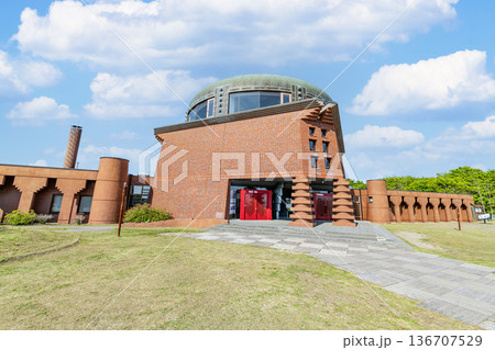 北海道釧路市　夏の北海道　釧路湿原について学べる施設　釧路湿原展望台 136707529