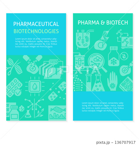 Pharma and biotech banner Pharma and biotech banner 136707917