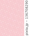 使いやすいニュアンスカラーのやわらかドット背景パステルピンク縦用 136708290