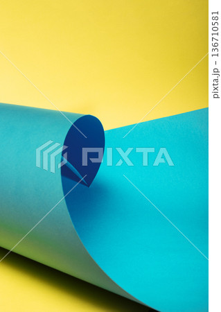 Abstract background of sheets of colored paper, for decoration, for text design, for template Abstract background of sheets of colored paper, for decoration, for text design, for template 136710581