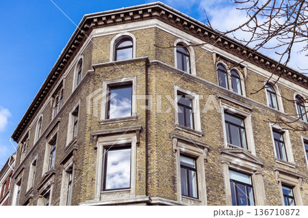 Danish urban housing with classic architecture 136710872