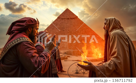 A majestic killer whale gracefully swims through the water, captured in slow motion 136711792