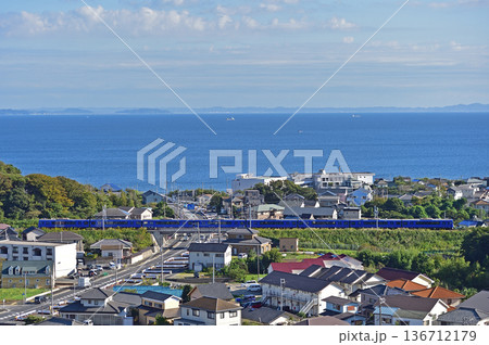 京急久里浜線　京急長沢－YRP野比　京急　2100形　KEIKYU BLUE SKY TRAIN 136712179
