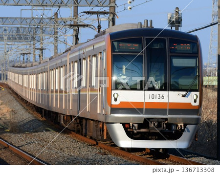 東京メトロ10000系10136F 東上線内 副都心線、東横線、みなとみらい線直通 東京メトロ10000系10136F 東上線内 副都心線、東横線、みなとみらい線直通 136713308