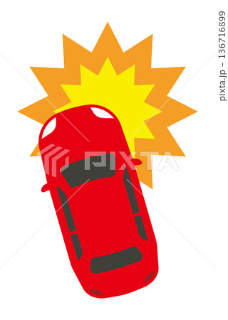 ぶつかる車 ぶつかる車 136716899