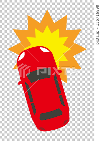 ぶつかる車 ぶつかる車 136716899