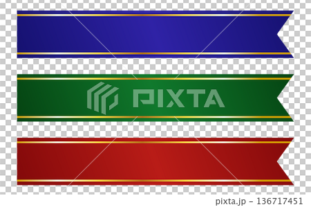 Luxury ribbon title frame set Luxury ribbon title frame set 136717451