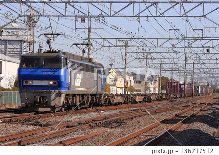 EF200-13号機牽引の貨物列車__2011/1/28撮影 EF200-13号機牽引の貨物列車__2011/1/28撮影 136717512