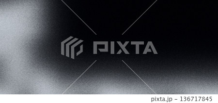 Grainy glowing noise gradient silver graphite poster backdrop with copy space black white texture Grainy glowing noise gradient silver graphite poster backdrop with copy space black white texture 136717845