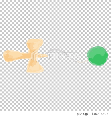 May's Easy Watercolor Illustration Series for Kindergartens and Nurseries | Kendama (Children's Day) 136718597