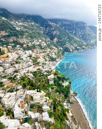 イタリア アマルフィ・ポジターノの絶景 イタリア アマルフィ・ポジターノの絶景 136718723