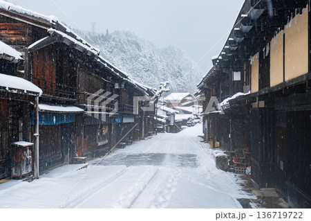 妻籠宿（冬） 136719722
