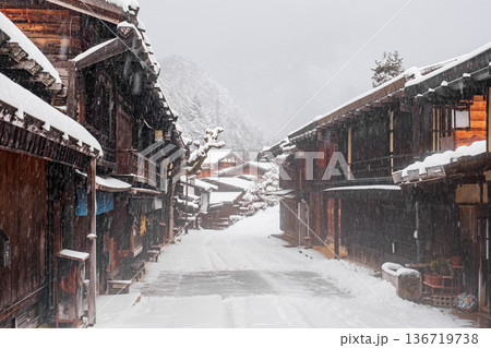 妻籠宿（冬） 136719738