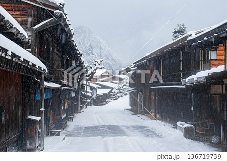 妻籠宿（冬） 136719739