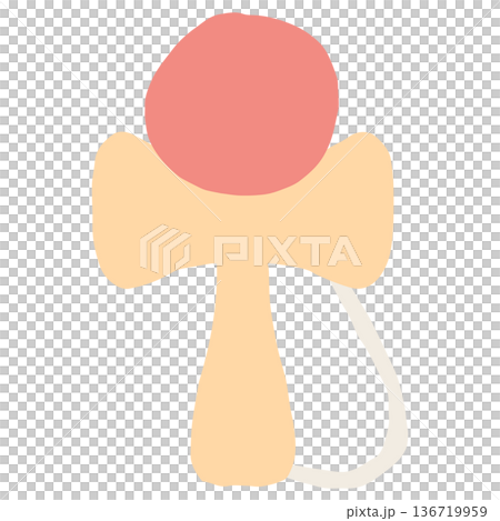 Simple hand-drawn illustration cutout series for the May school newsletter | Kendama (Children's Day) Simple hand-drawn illustration cutout series for the May school newsletter | Kendama (Children's Day) 136719959