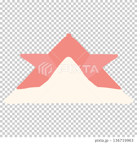 Simple hand-drawn illustration cut series for May school newsletters | Origami Kabuto (Children's Day) Simple hand-drawn illustration cut series for May school newsletters | Origami Kabuto (Children's Day) 136719963