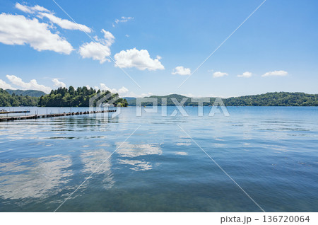 長野　夏の野尻湖 136720064