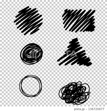 手描きのペン書き塗りつぶし背景 手描きのペン書き塗りつぶし背景 136720877