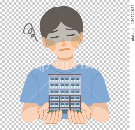 圖：一個男人後悔住在公寓裡 136721023