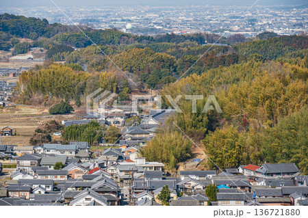 国営飛鳥歴史公園祝戸地区西展望台からの景観　奈良県 136721880