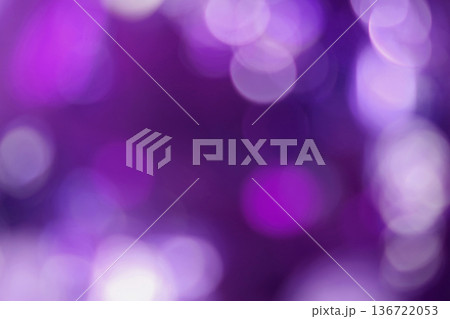 Purple bokeh blurred background, abstract leaf light and sunlight with out of focus. 136722053