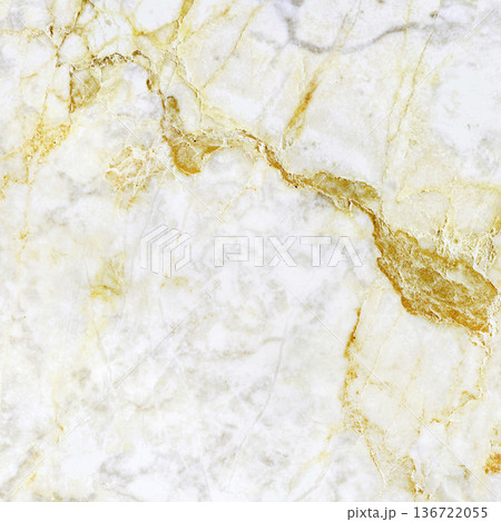 White gold background marble wall texture for design art work, seamless pattern of tile stone with bright and luxury. 136722055