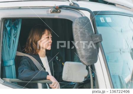 truck driver truck driver 136722406
