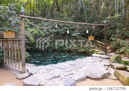 八重垣神社　鏡の池 136722789